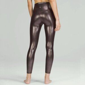 Lululemon Align High-Rise Pant 25” *Shine Radiate Foil Print French Press 20